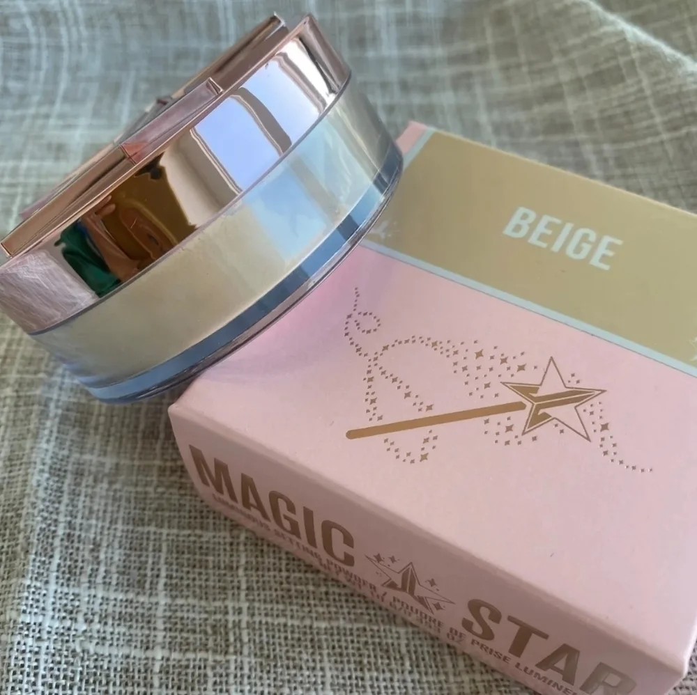 Jeffree Star Cosmetics Magic Star BEIGE Luminous Setting Powder NIB 🔥